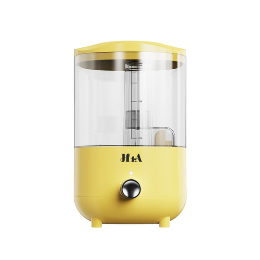 H1A Humidifier, 2.6l/0.7Gal Water Tank Top Fill Ultrasonic Cool Mist Air Humidifier, Baby Humidifiers With Adjustable Mist Output, Knob, Whisper Quiet, Auto-Off, For Home, Bedroom, Office, Plants Room