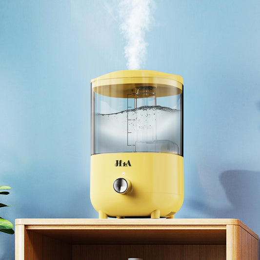 Adjustable Mist Output H1A Humidifier, 2.6l/0.7Gal Water Tank Top Fill Ultrasonic Cool Mist Air Humidifier, Baby Humidifiers With Adjustable Mist Output, Knob, Whisper Quiet, Auto-Off, For Home, Bedroom, Office, Plants Room
